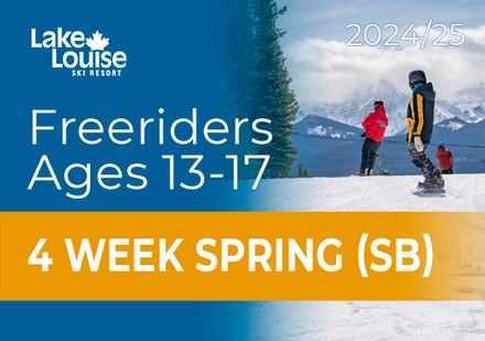 BVK Freeriders (Ages 13-17) - 4 Week Spring Program (Snowboard)