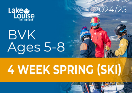 Bow Valley Kids (Ages 5-8) - 4 Week Spring Program (Ski)