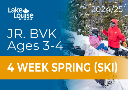 Jr. Bow Valley Kids (Ages 3-4) - 4 Week Spring Program (Ski)