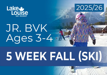 Jr. Bow Valley Kids (ages 3-4) - 5 Week Fall Program (Ski)
