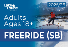Adult Freeride - 4 Week Program (Snowboard)