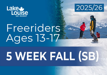 BVK Freeriders (Ages 13-17) - 5 Week Fall Program (Snowboard)