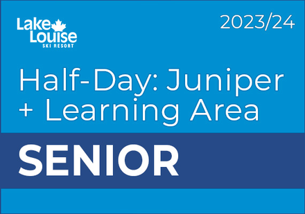 Senior Half-Day Juniper Chair & Learning Area Only Ticket (65+)