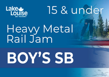 Heavy Metal Rail Jam - Boy's Snowboard (15 & under)