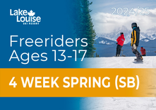 BVK Freeriders (Ages 13-17) - 4 Week Spring Program (Snowboard)