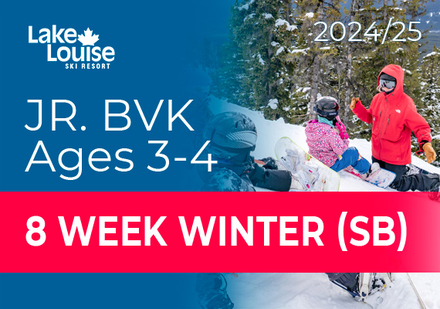 Jr. Bow Valley Kids (Ages 3-4) - 8 Week Winter Program (Snowboard)